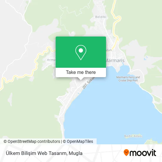 Ülkem Bilişim Web Tasarım map