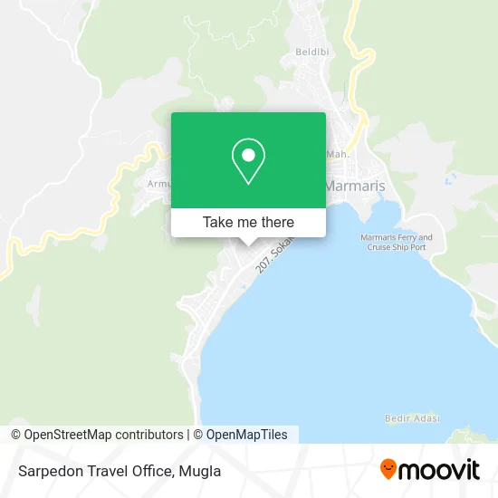 Sarpedon Travel Office map