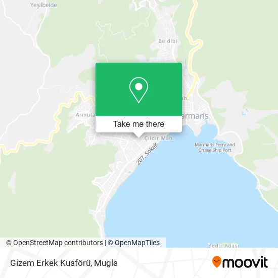 Gizem Erkek Kuaförü map