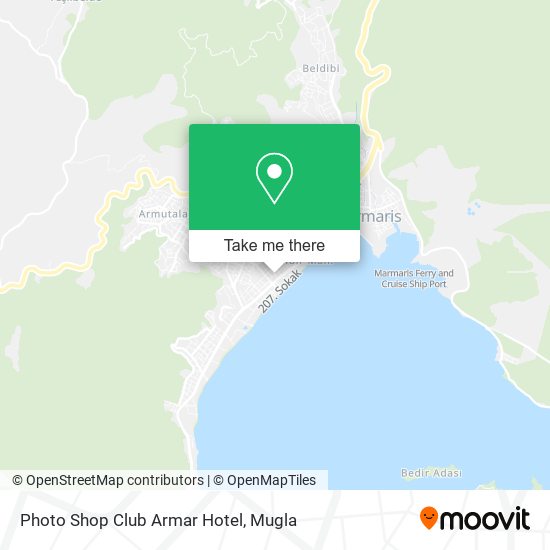 Photo Shop Club Armar Hotel map