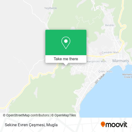 Sekine Evren Çeşmesi map