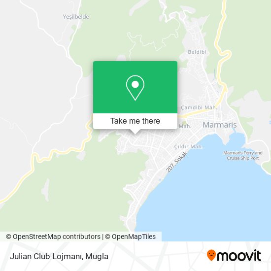 Julian Club Lojmanı map