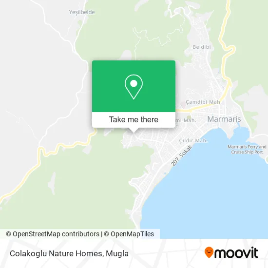 Colakoglu Nature Homes map