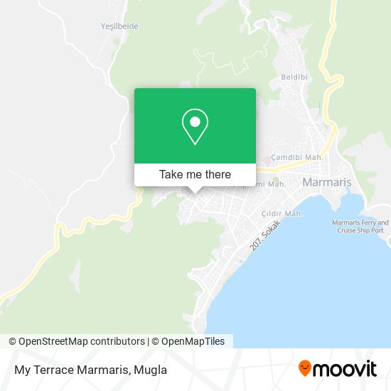 My Terrace Marmaris map
