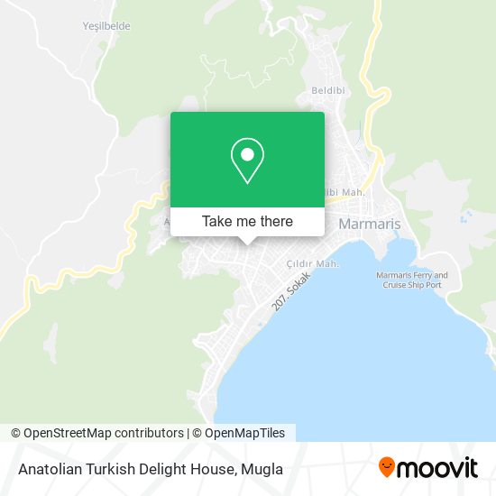 Anatolian Turkish Delight House map