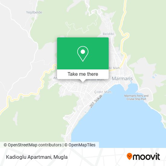 Kadioglu Apartmani map
