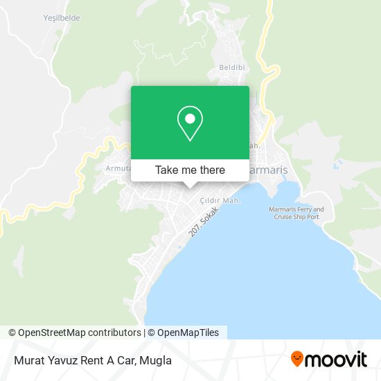 Murat Yavuz Rent A Car map