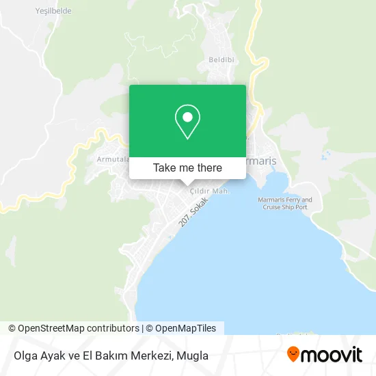 Olga Ayak ve El Bakım Merkezi map