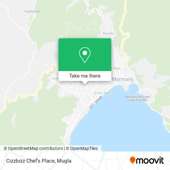 Cızzbızz Chef's Place map