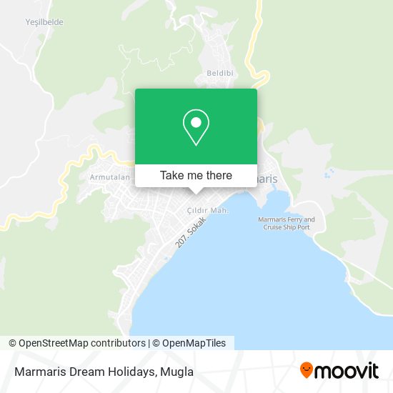 Marmaris Dream Holidays map