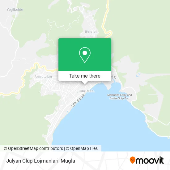 Julyan Clup Lojmanlari map