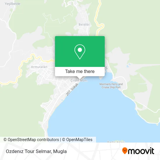 Ozdenız Tour Selmar map
