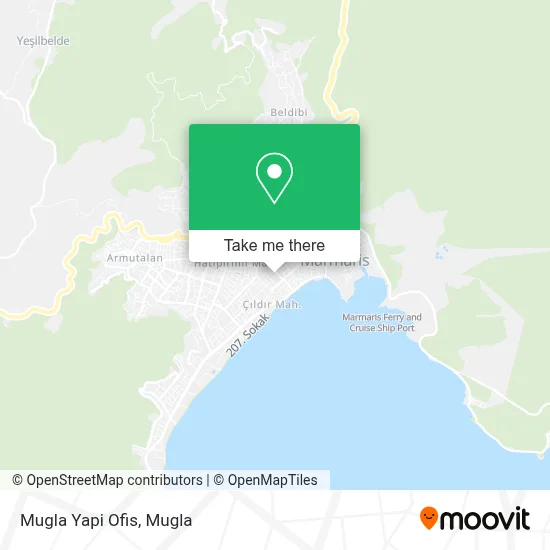 Mugla Yapi Ofis map