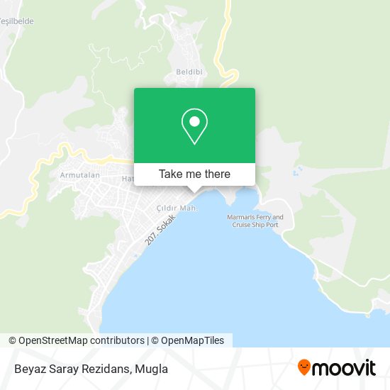 Beyaz Saray Rezidans map