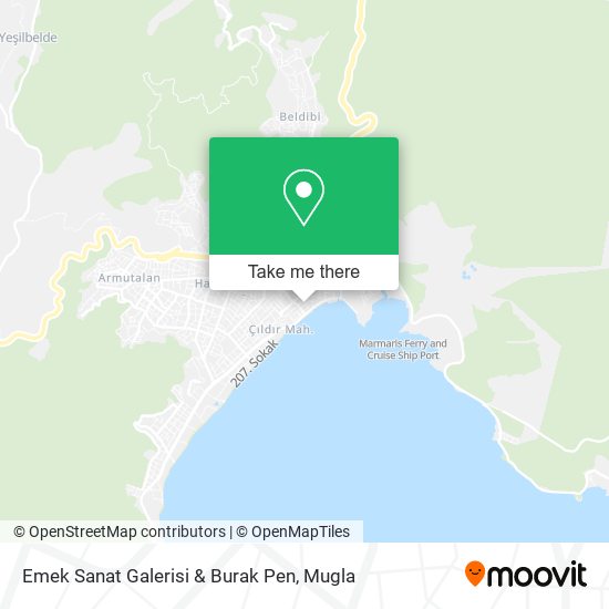 Emek Sanat Galerisi & Burak Pen map