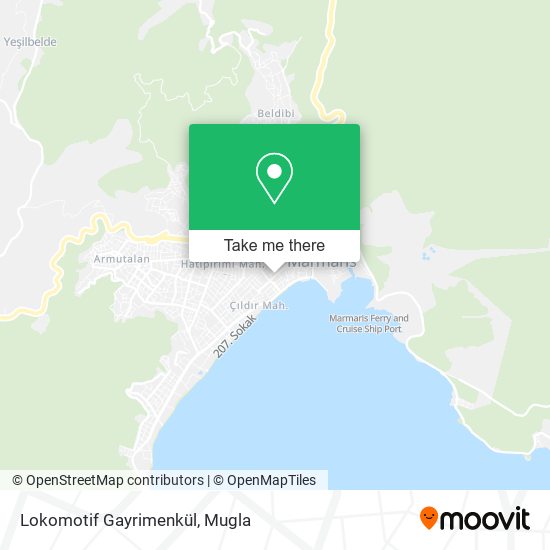Lokomotif Gayrimenkül map