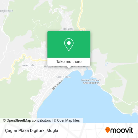 Çağlar Plaza Digiturk map