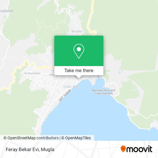 Feray Bekar Evi map