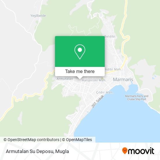 Armutalan Su Deposu map