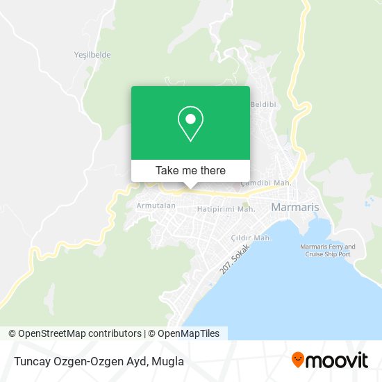 Tuncay Ozgen-Ozgen Ayd map