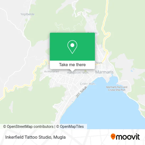 Inkerfield Tattoo Studio map