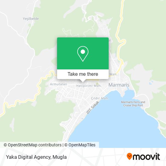Yaka Digital Agency map