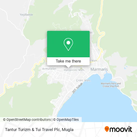 Tantur Turizm & Tui Travel Plc map