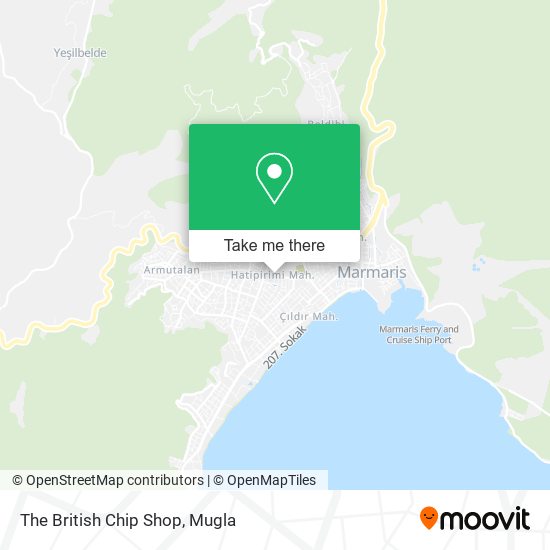 The British Chip Shop map