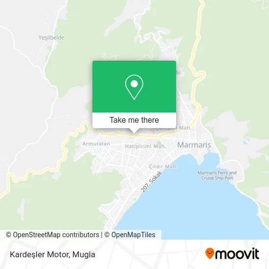 Kardeşler Motor map