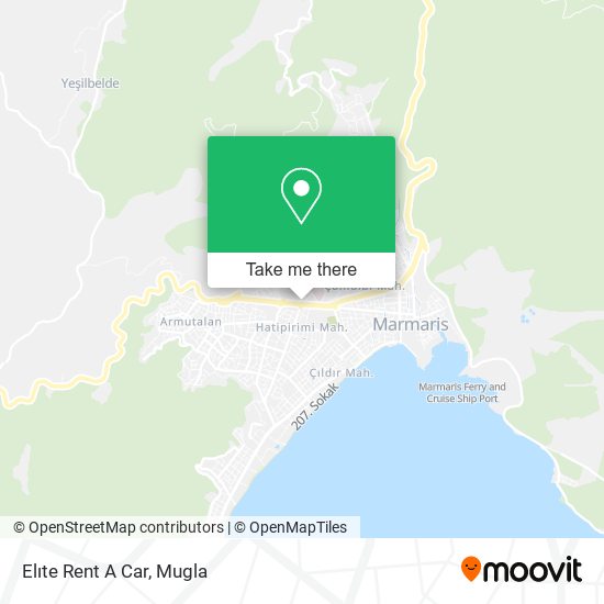 Elıte Rent A Car map