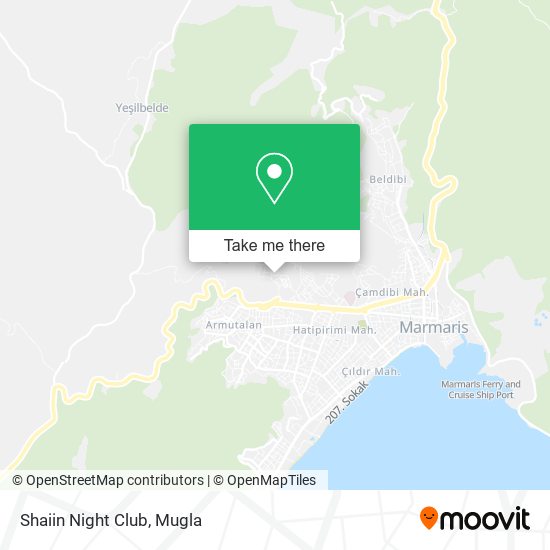 Shaiin Night Club map