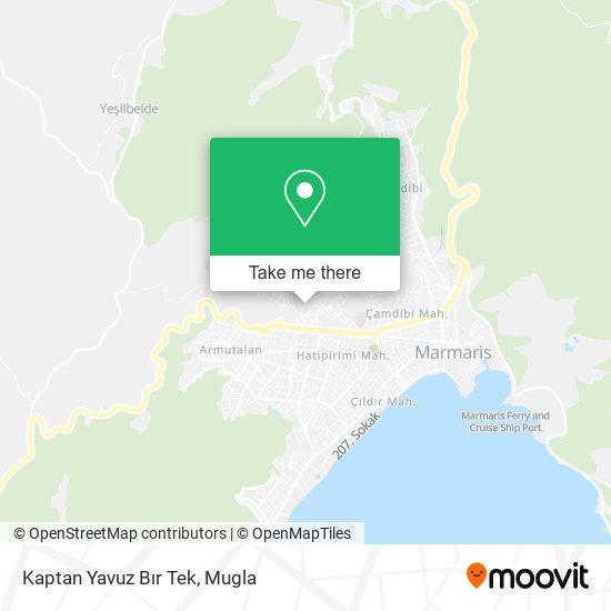 Kaptan Yavuz Bır Tek map