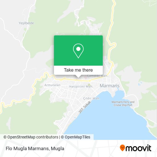 Flo Mugla Marmarıs map