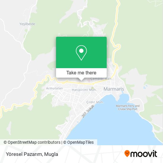 Yöresel Pazarım map