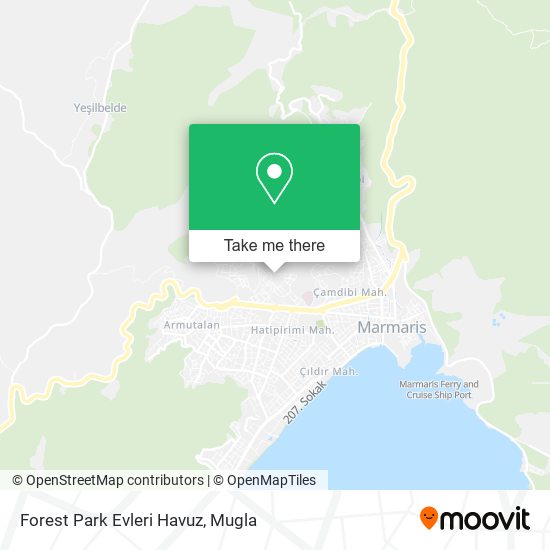 Forest Park Evleri Havuz map