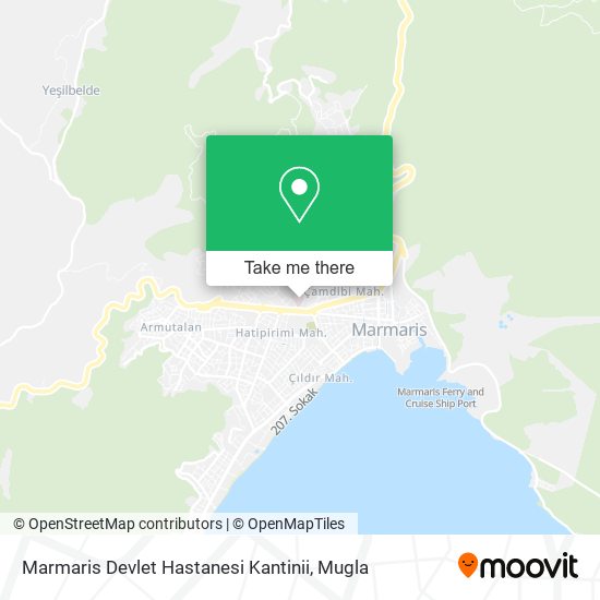 Marmaris Devlet Hastanesi Kantinii map