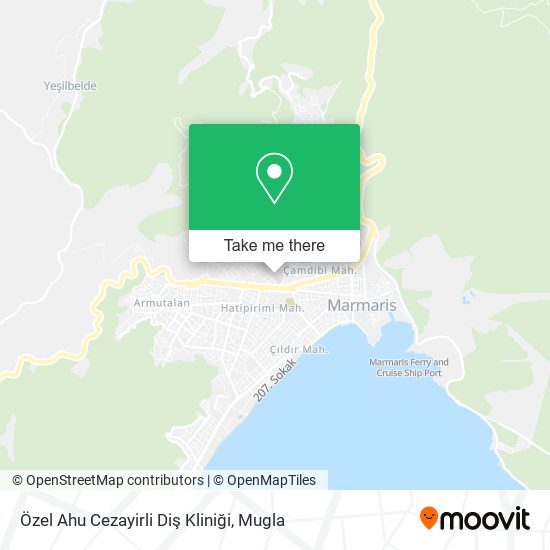 Özel Ahu Cezayirli Diş Kliniği map