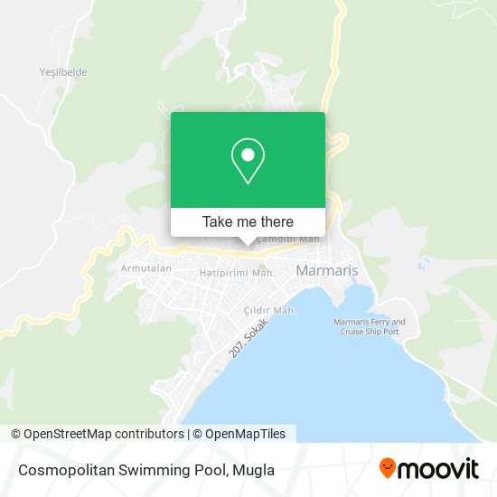Cosmopolitan Swimming Pool map