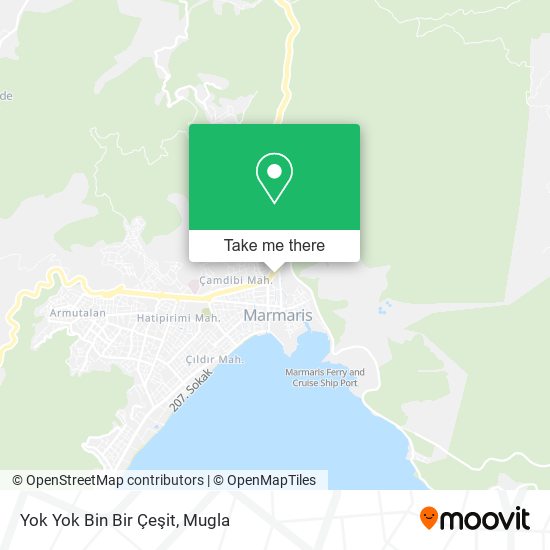 Yok Yok Bin Bir Çeşit map