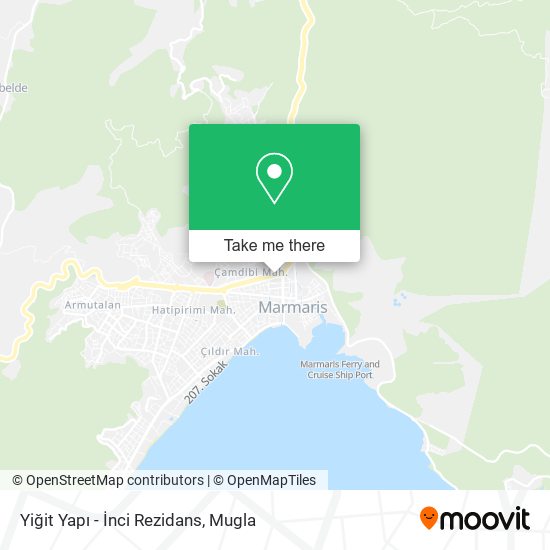 Yiğit Yapı - İnci Rezidans map