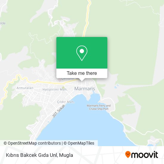 Kıbrıs Bakcek Gıda Unl map