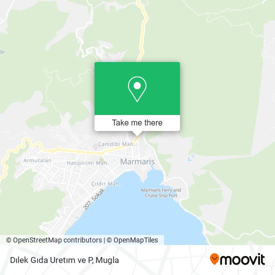 Dılek Gıda Uretım ve P map