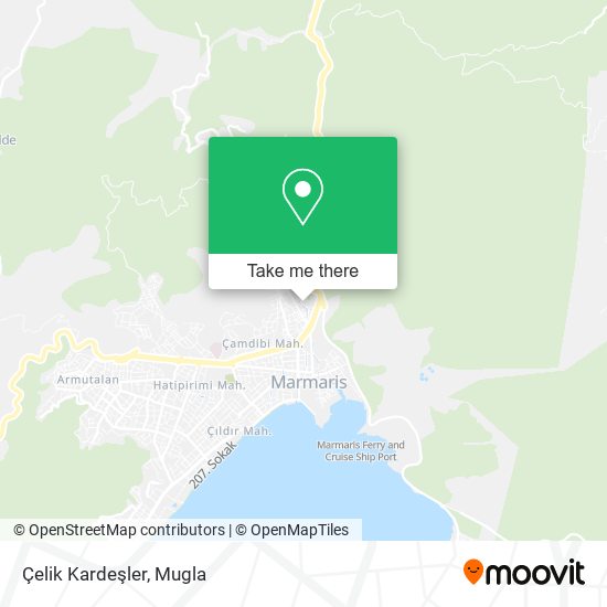 Çelik Kardeşler map