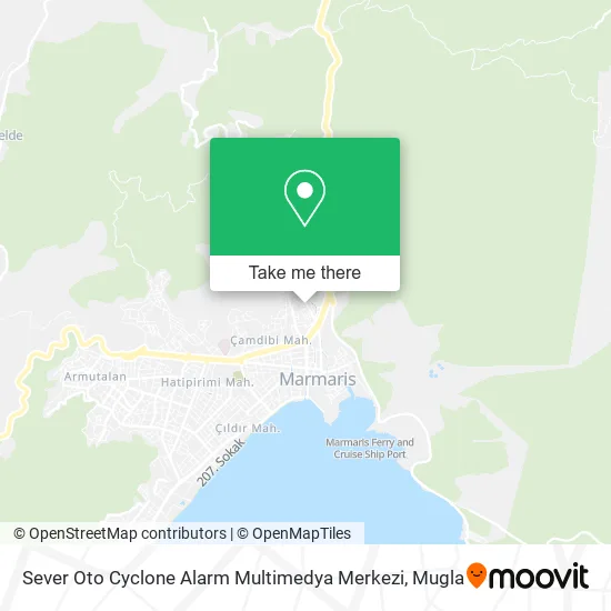 Sever Oto Cyclone Alarm Multimedya Merkezi map
