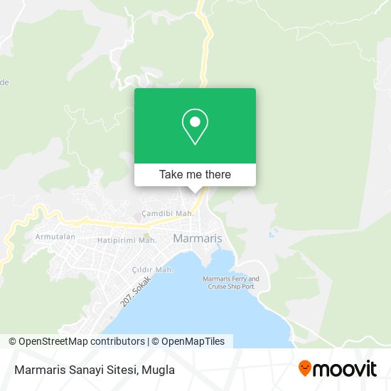 Marmaris Sanayi Sitesi map