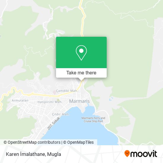 Karen İmalathane map