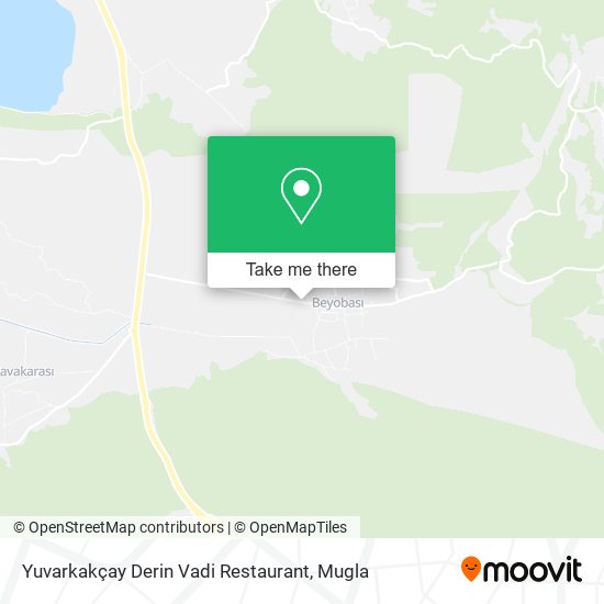 Yuvarkakçay Derin Vadi Restaurant map
