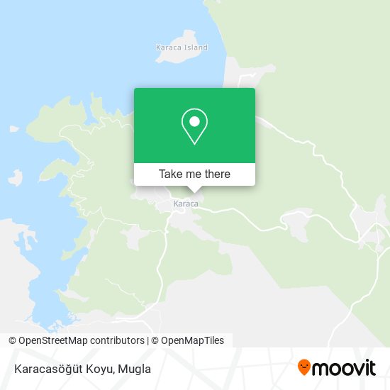 Karacasöğüt Koyu map