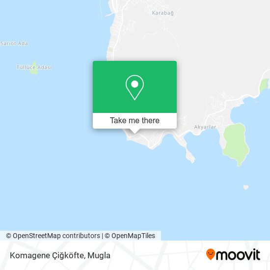 Komagene Çiğköfte map