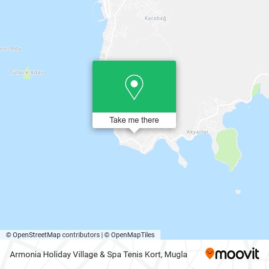 Armonia Holiday Village & Spa Tenis Kort map